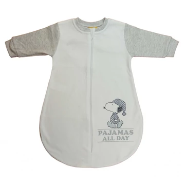 Hosszú ujjú baba hálózsák Snoopy mintával 1,5 TOG