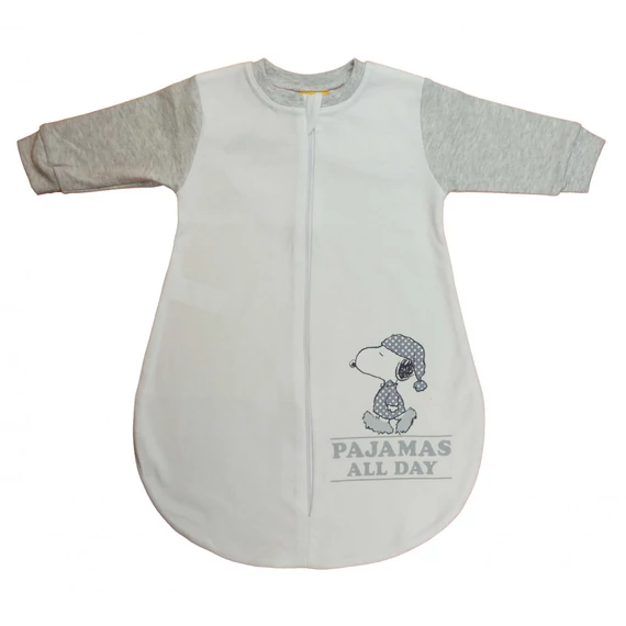 Hosszú ujjú baba hálózsák Snoopy mintával 1,5 TOG